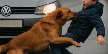 Рыжей стрелой Лазарь бросился наперерез мальчику и пpыгнул