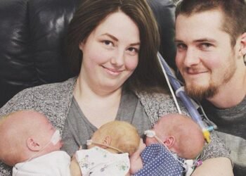 Родила тройню