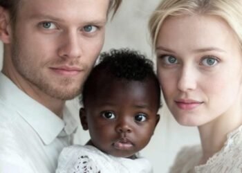В русской семье родился темнокожий ребенок