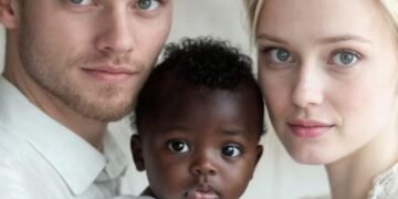 В русской семье родился темнокожий ребенок