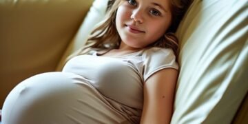 Она сейчас родит!