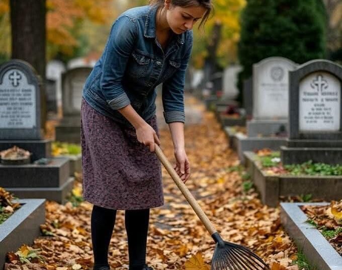 Немая уборщица кладбища приютила мальчика.